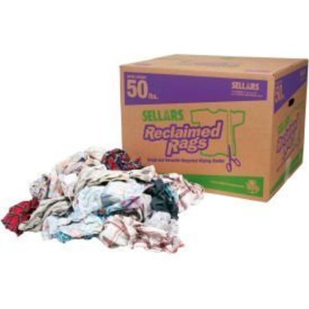 SELLARS Reclaimed Rags - Flannel, 50 Lbs. 99208